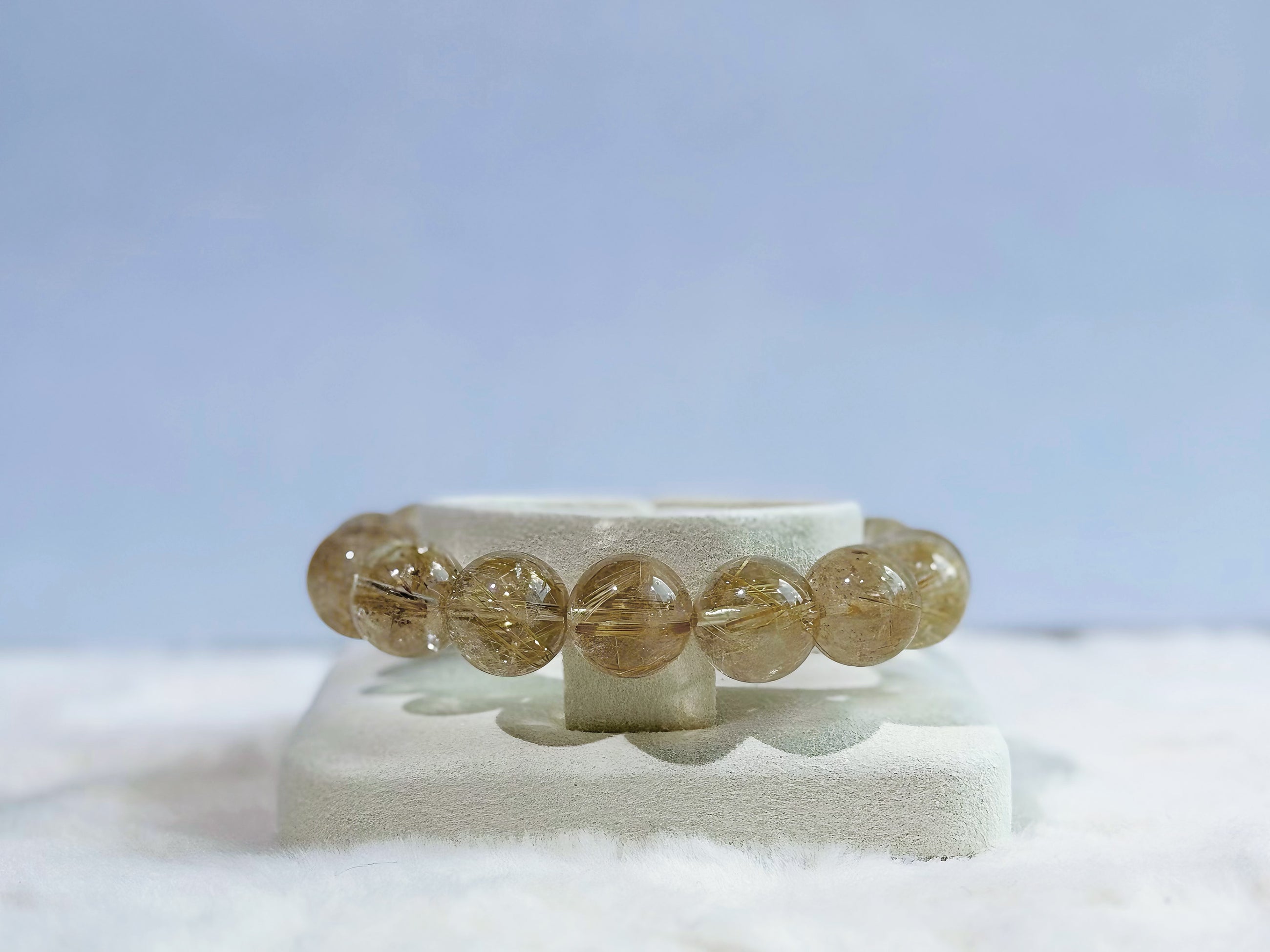 Liquid Gold Rutilated Quartz Bracelet