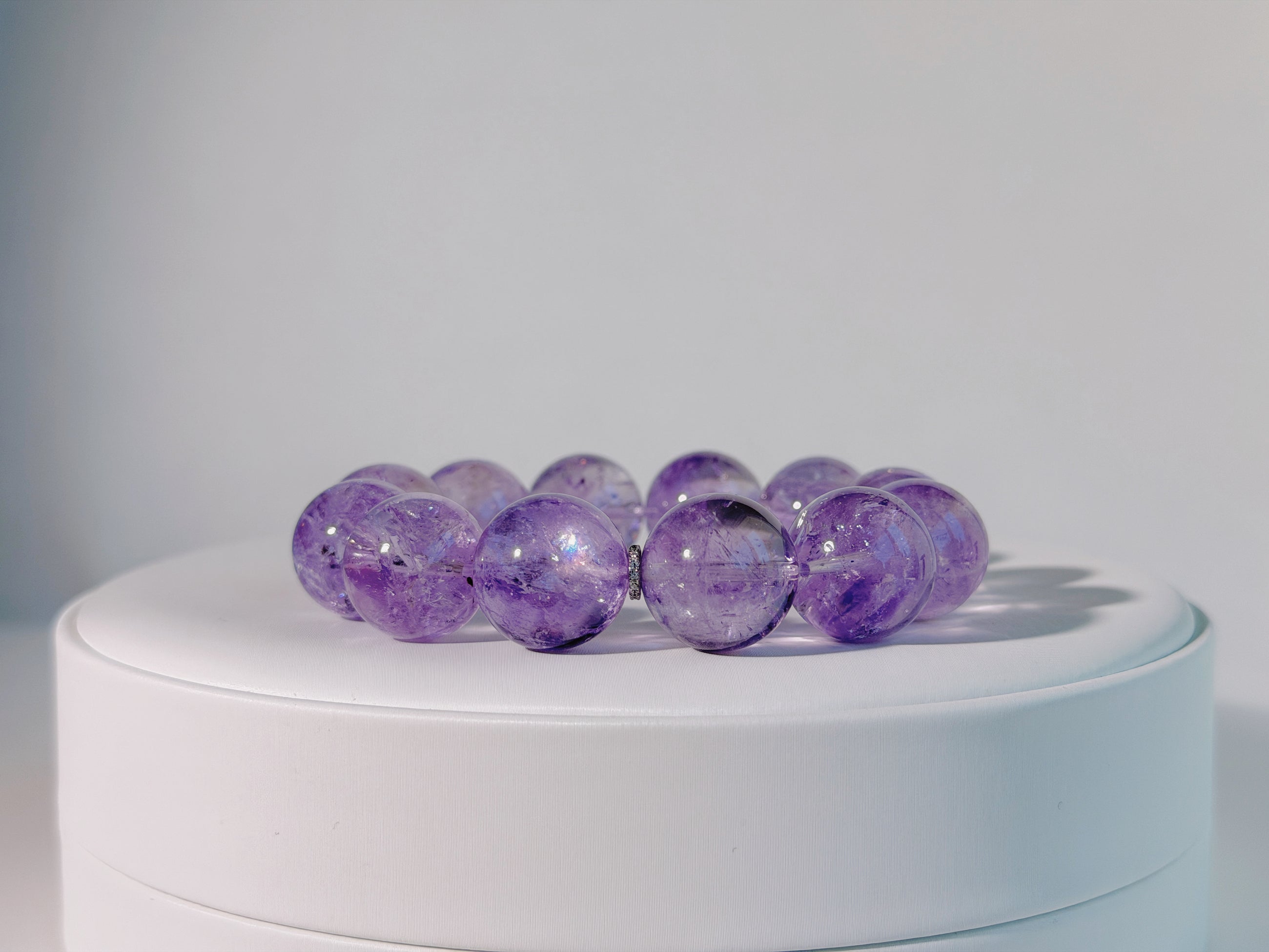 Ethereal Violet Azeztulite Bracelet