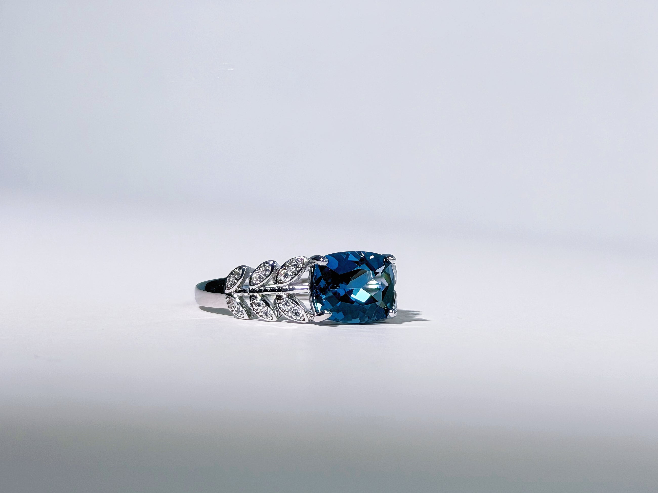 Nightleaf London Blue Topaz Ring