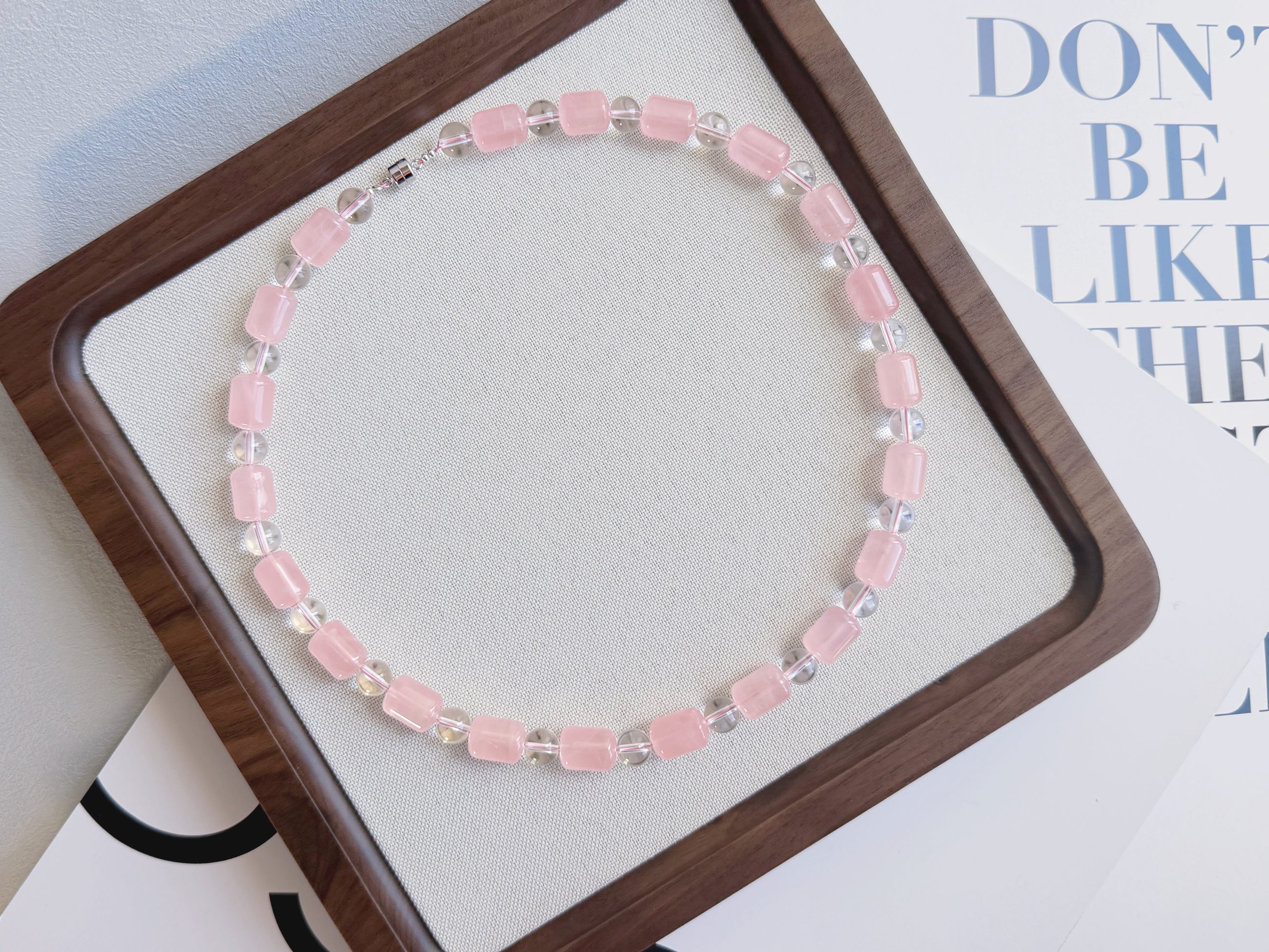 Rosé Clarity Rose Quartz Necklace