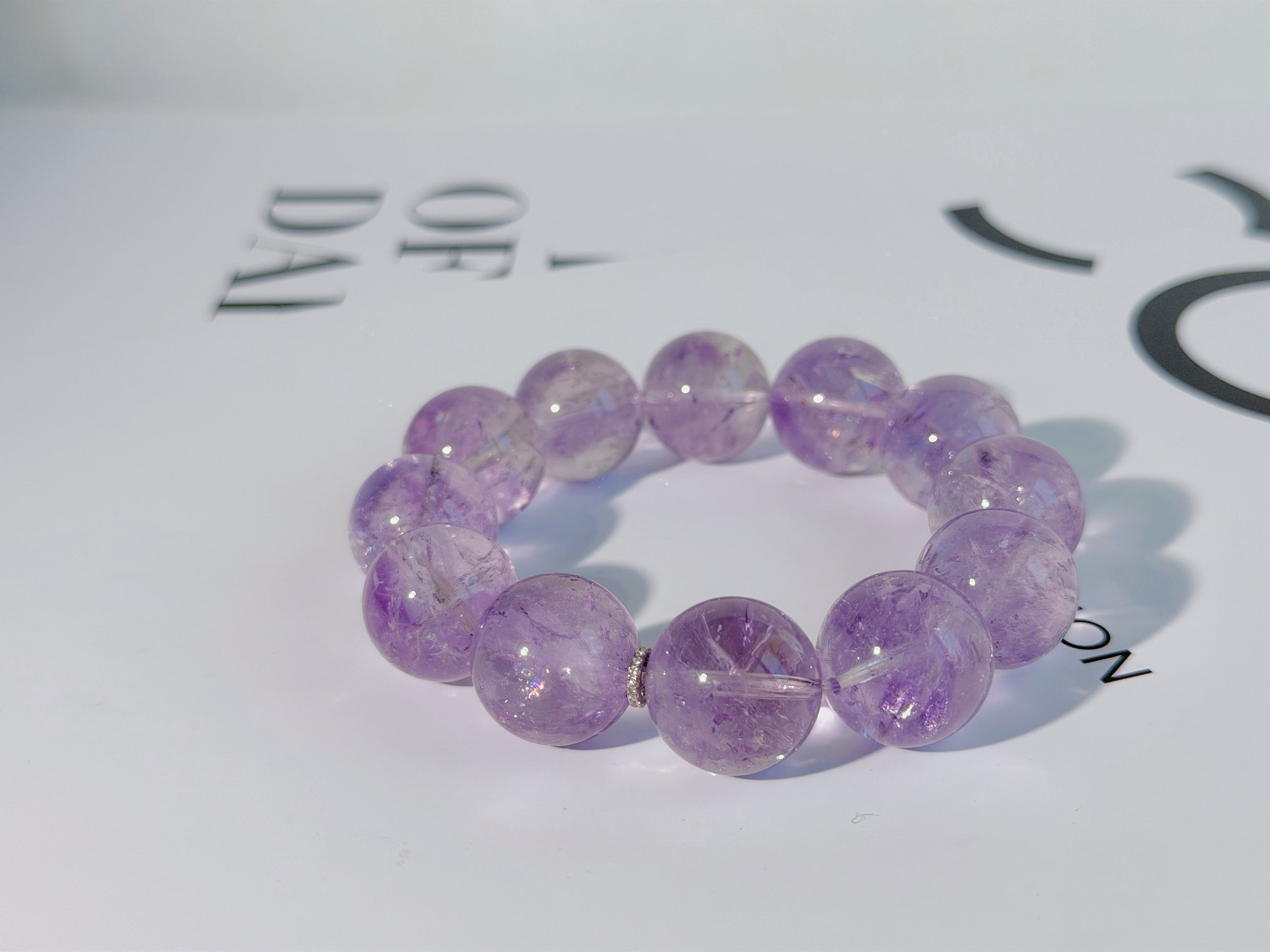 Ethereal Violet Azeztulite Bracelet