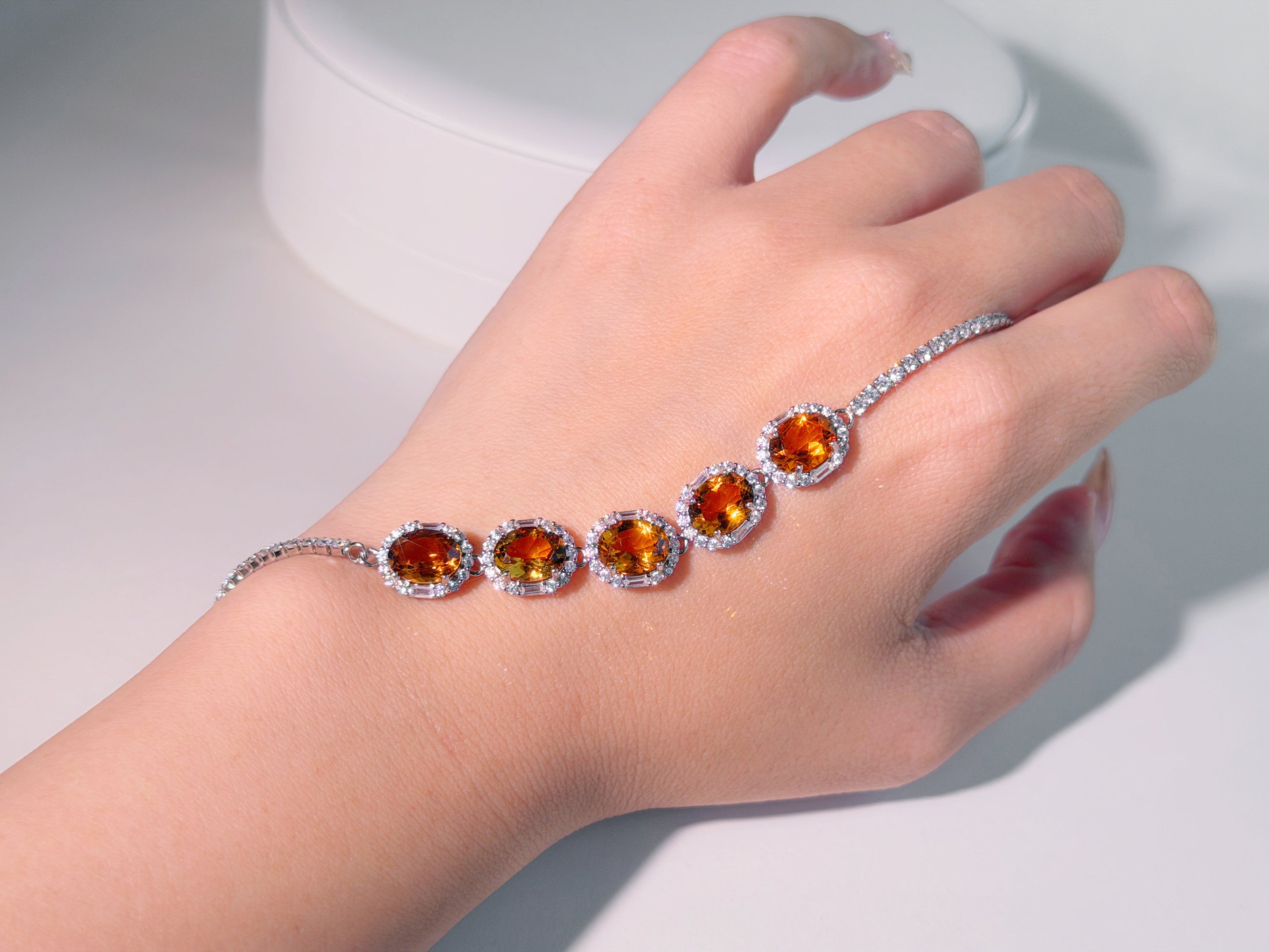 Golden Ember Citrine Bracelet