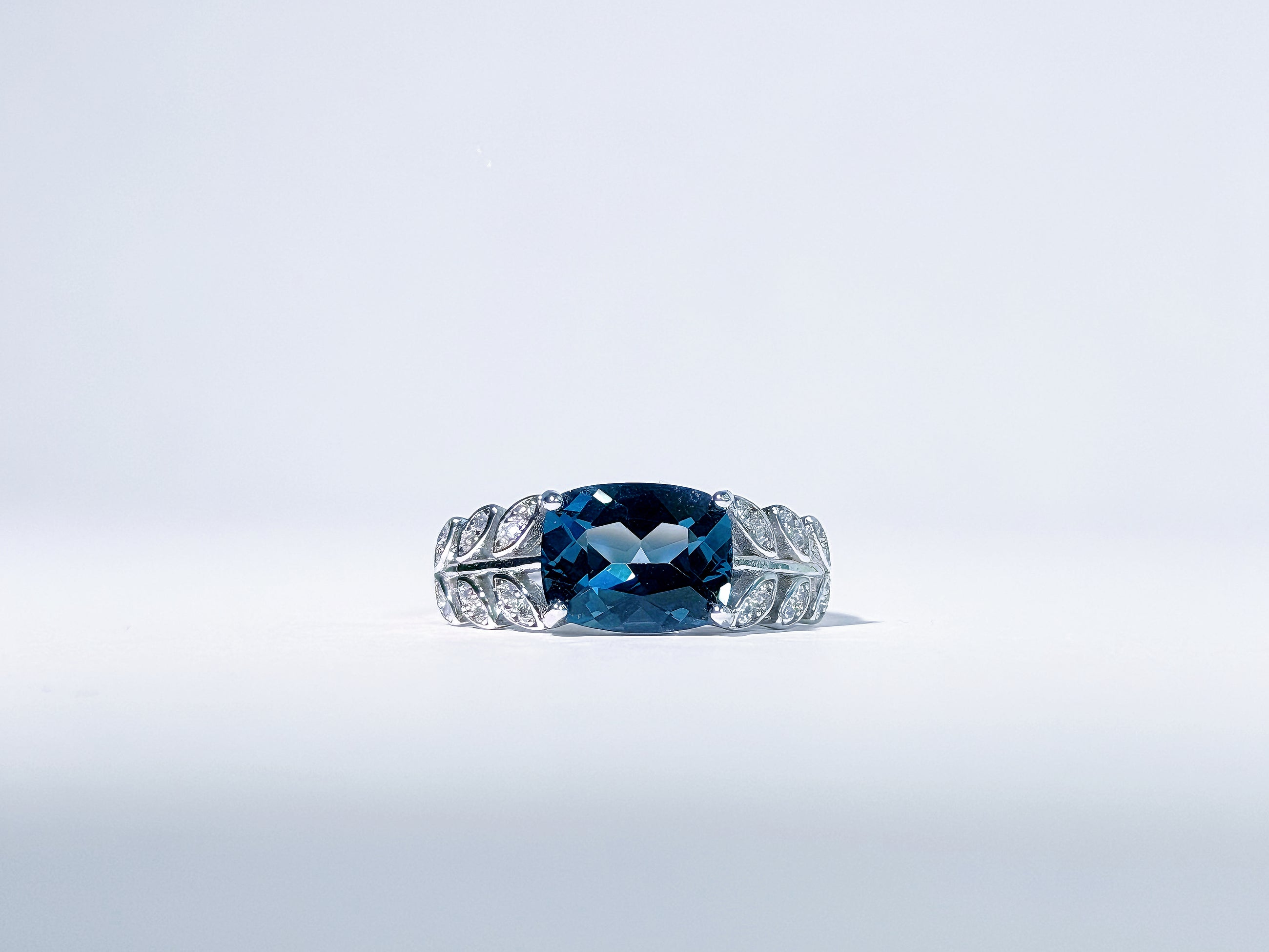 Nightleaf London Blue Topaz Ring
