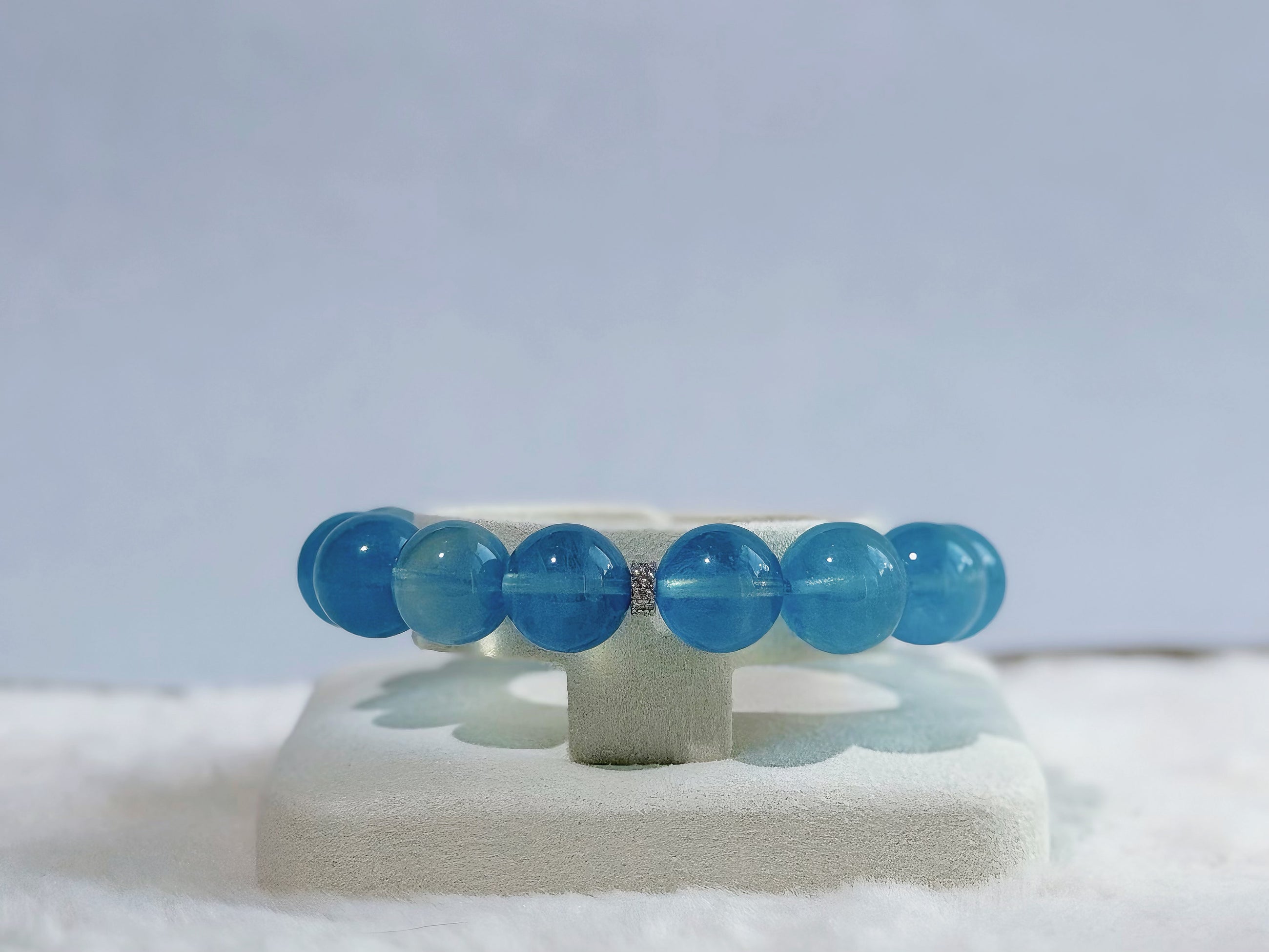 Aether Blue Aquamarine Bracelet