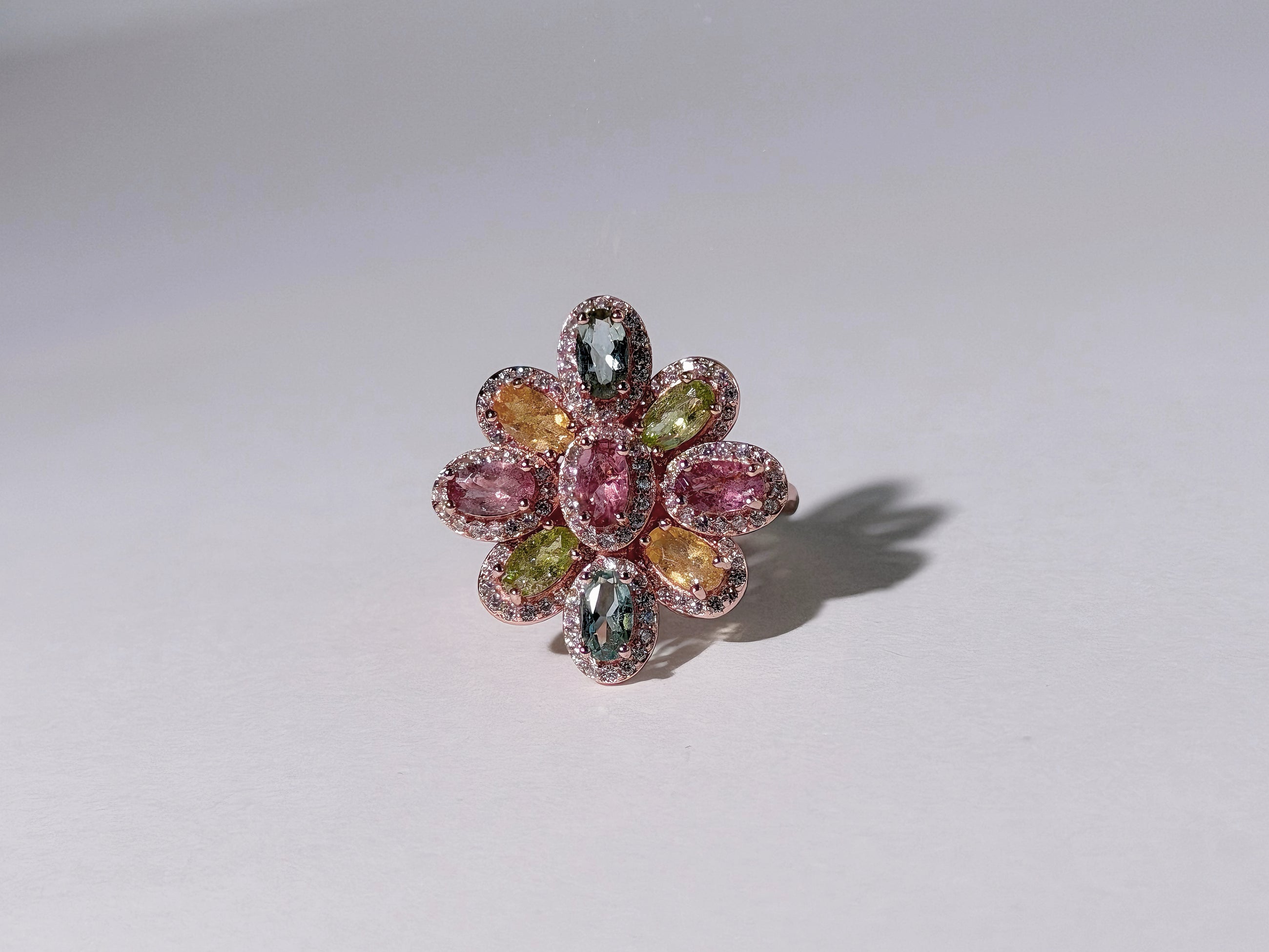Lumière Bloom Tourmaline Ring