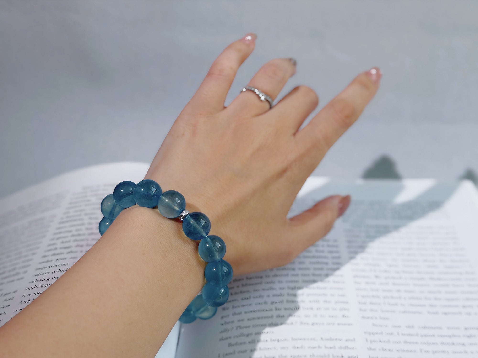 Aether Blue Aquamarine Bracelet