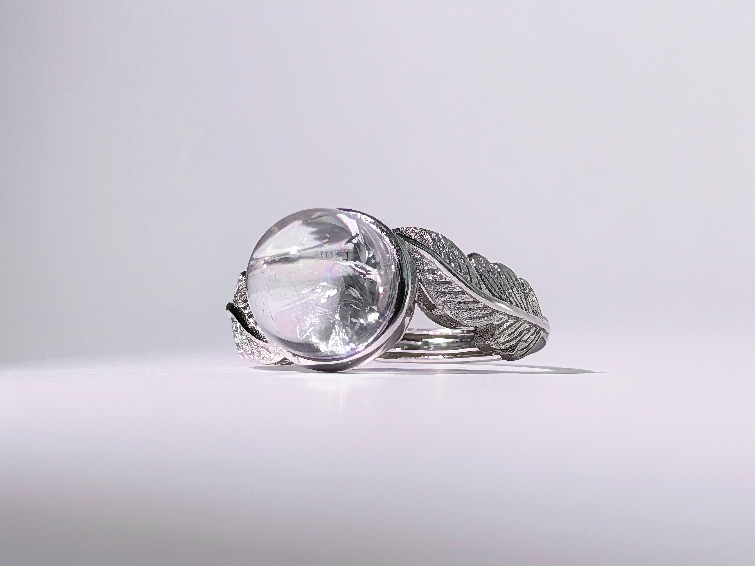 Lemurian Rainbow Quartz Ring