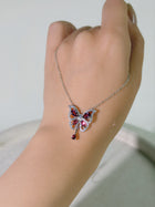 Rouge Papillon Pyrope Garnet Necklace
