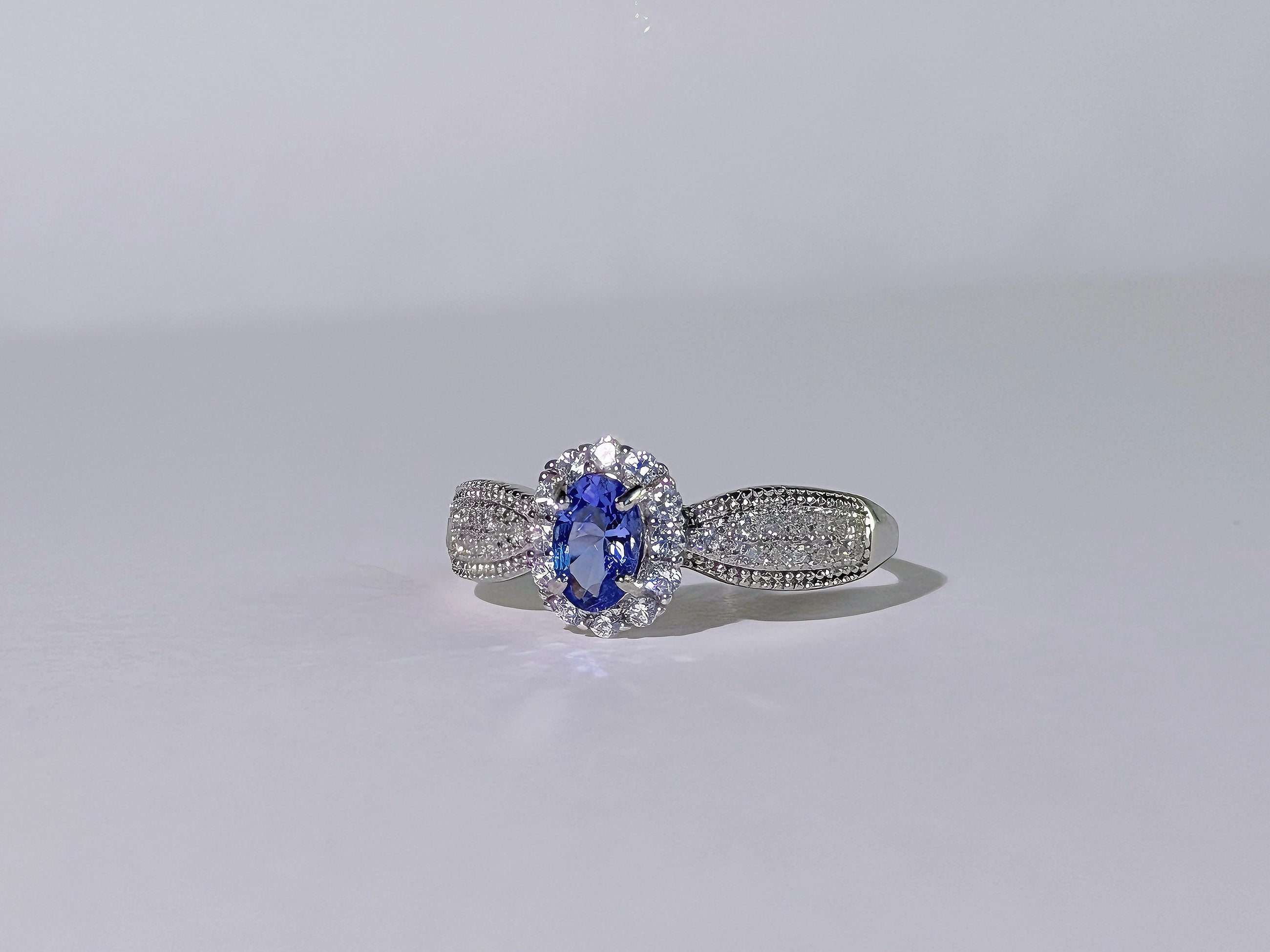 Violet Crown Tanzanite Ring