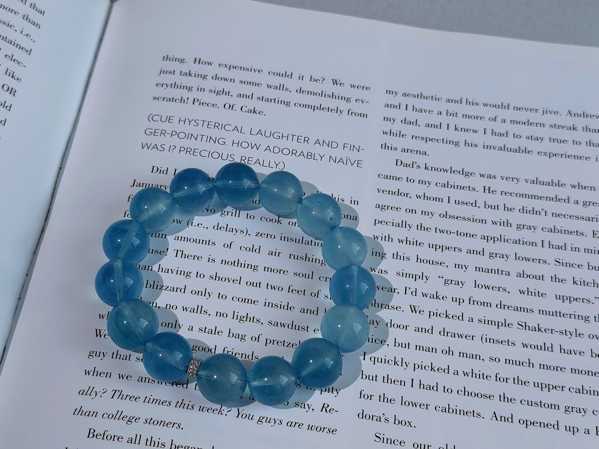 Aether Blue Aquamarine Bracelet