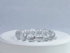 Frosted Veil Black Rutilated Quartz Bracelet