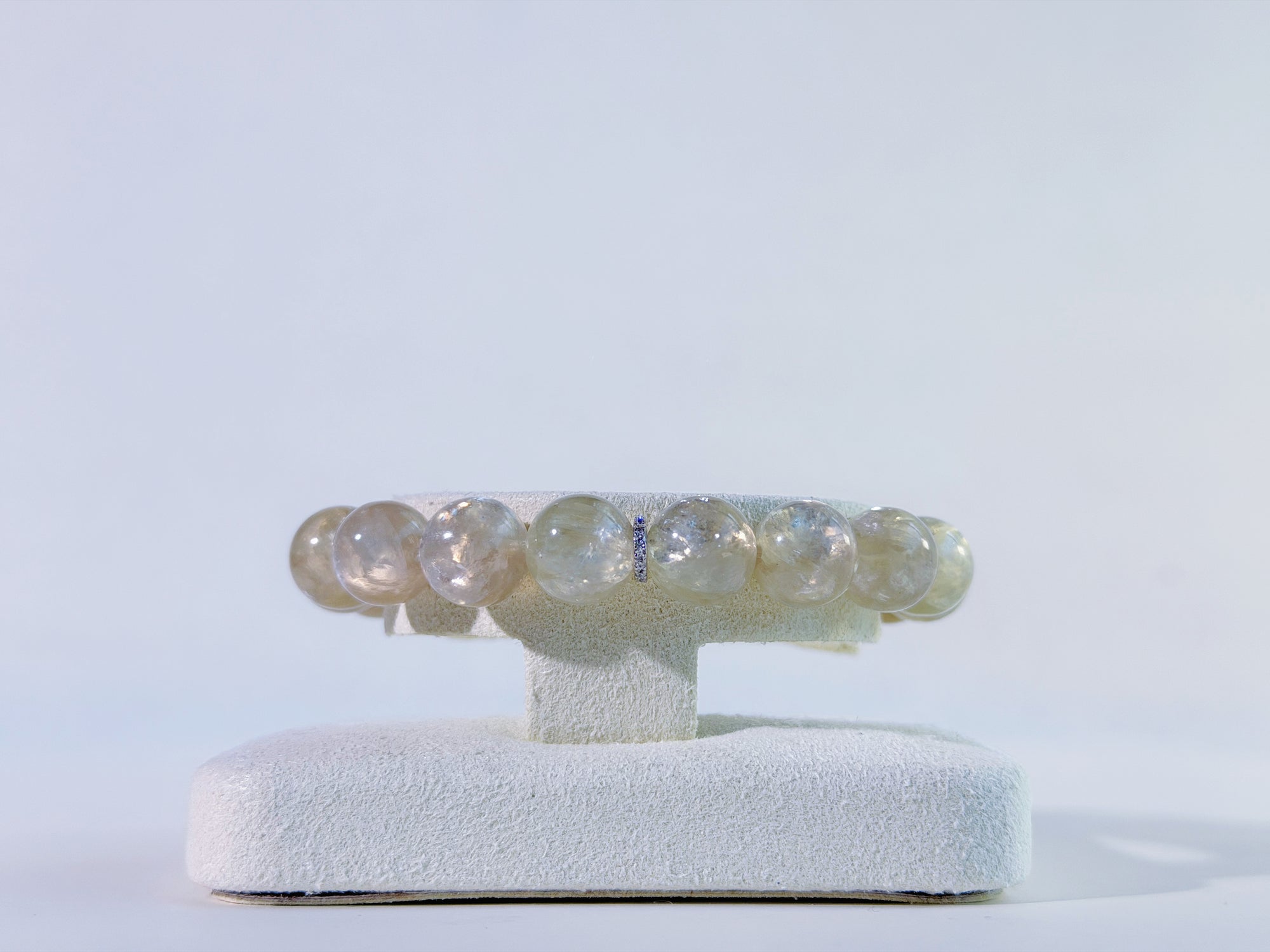 Silver Mist Mica Quartz Bracelet