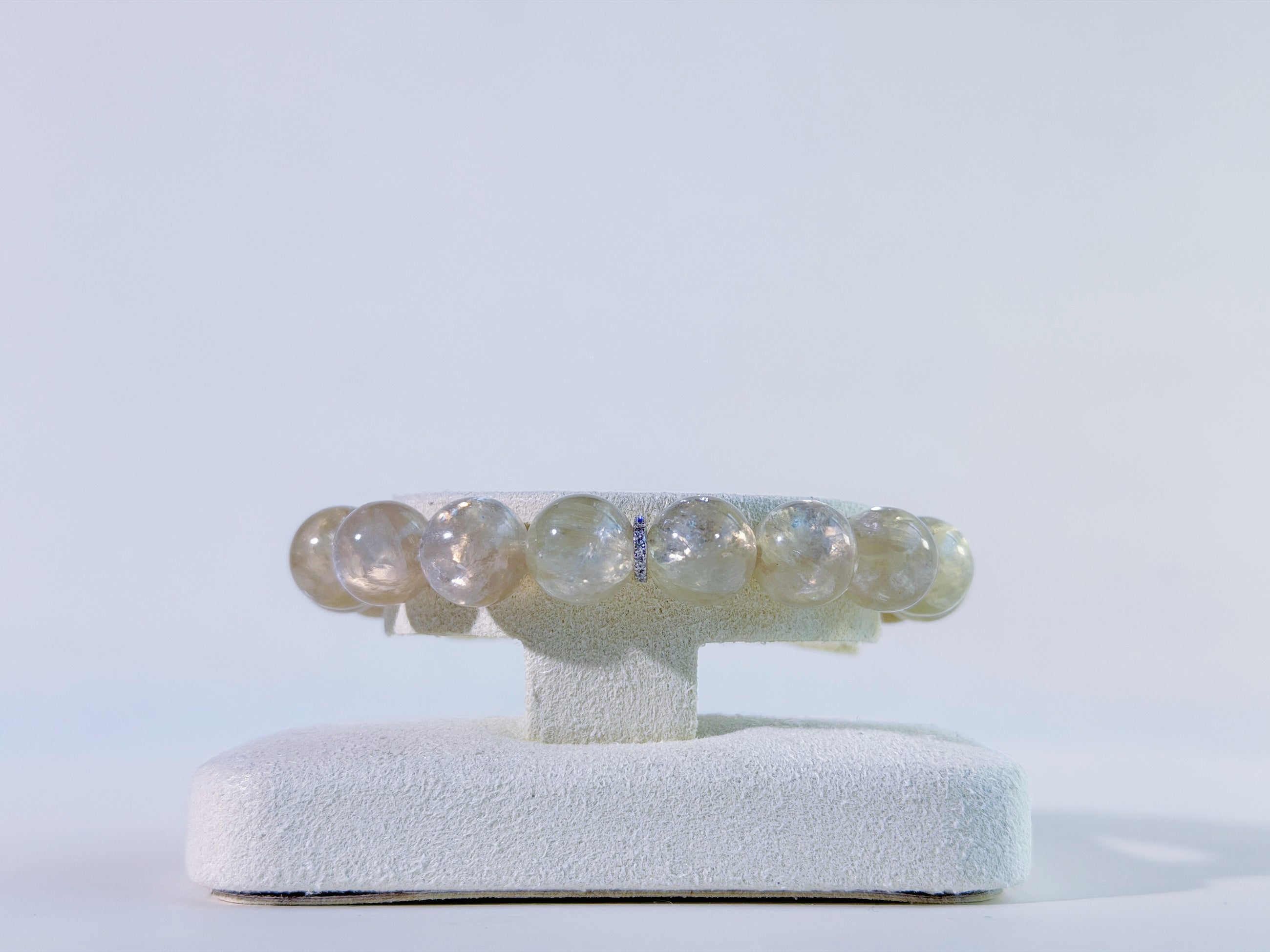 Silver Mist Mica Quartz Bracelet