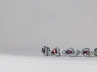 Rosé Heartline Garnet Bracelet