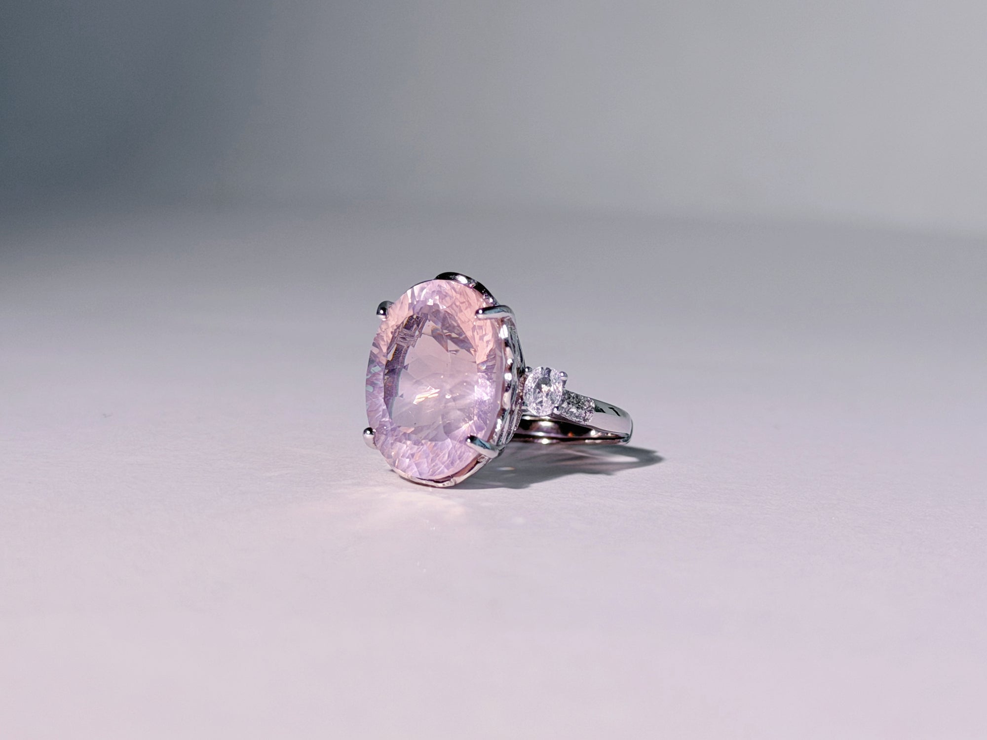 Moonblush Rose Quartz Ring