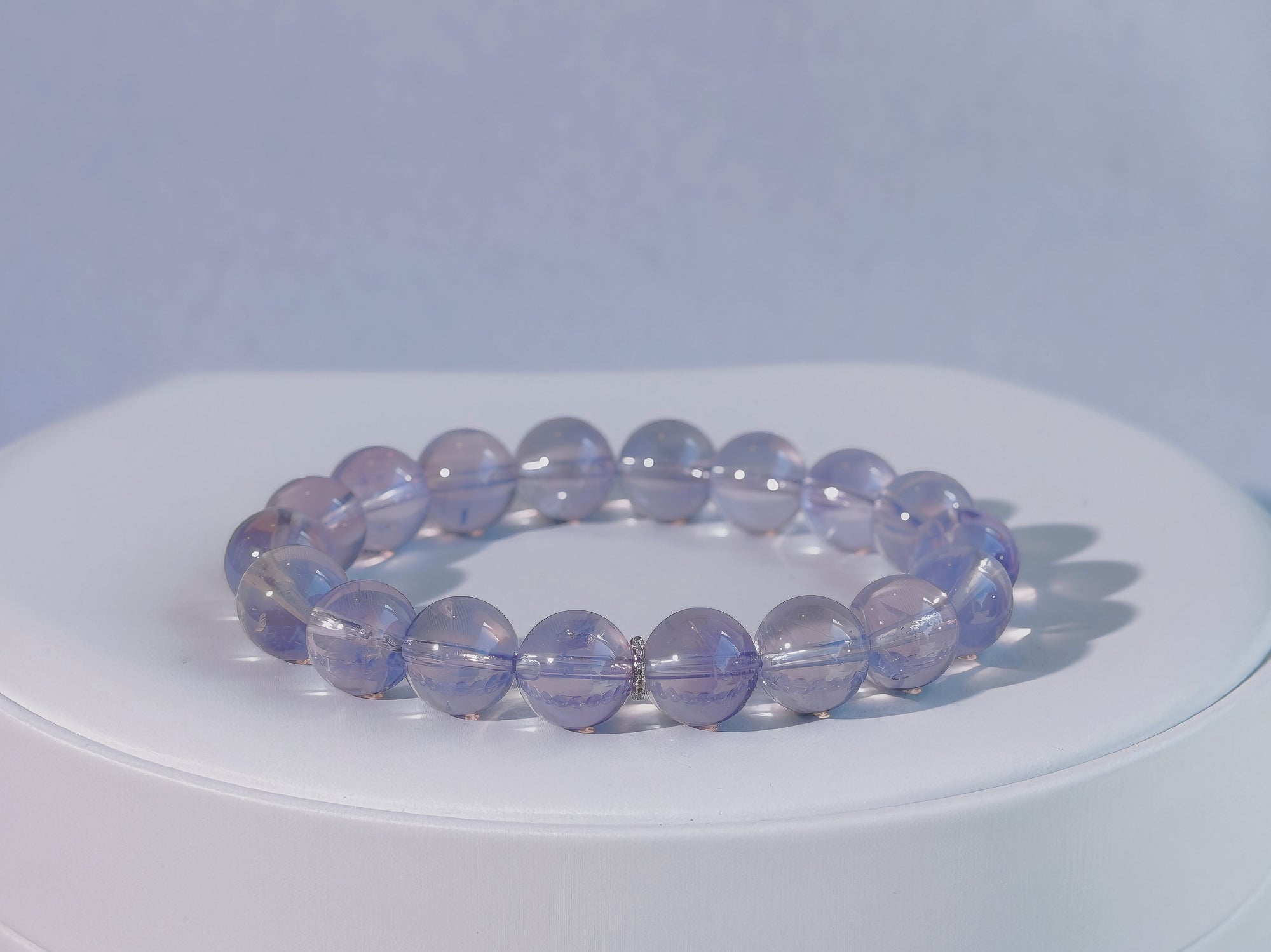 Moonveil Lavender Quartz Bracelet