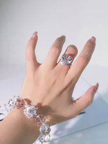 Heartfire Clear Quartz Ring
