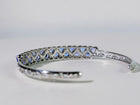 Violet Heartline Tanzanite Bangle