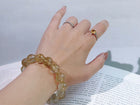 Liquid Gold Rutilated Quartz Bracelet