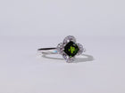 Forest Gleam Chrome Diopside Ring
