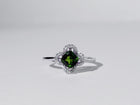 Forest Gleam Chrome Diopside Ring