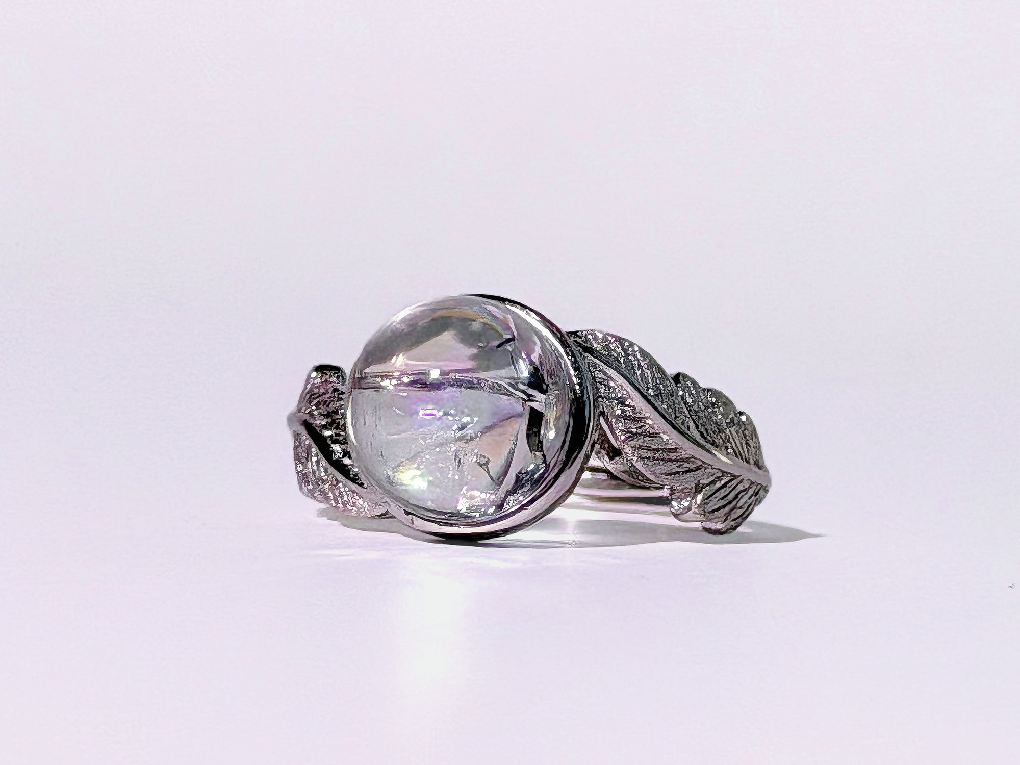 Lemurian Rainbow Quartz Ring