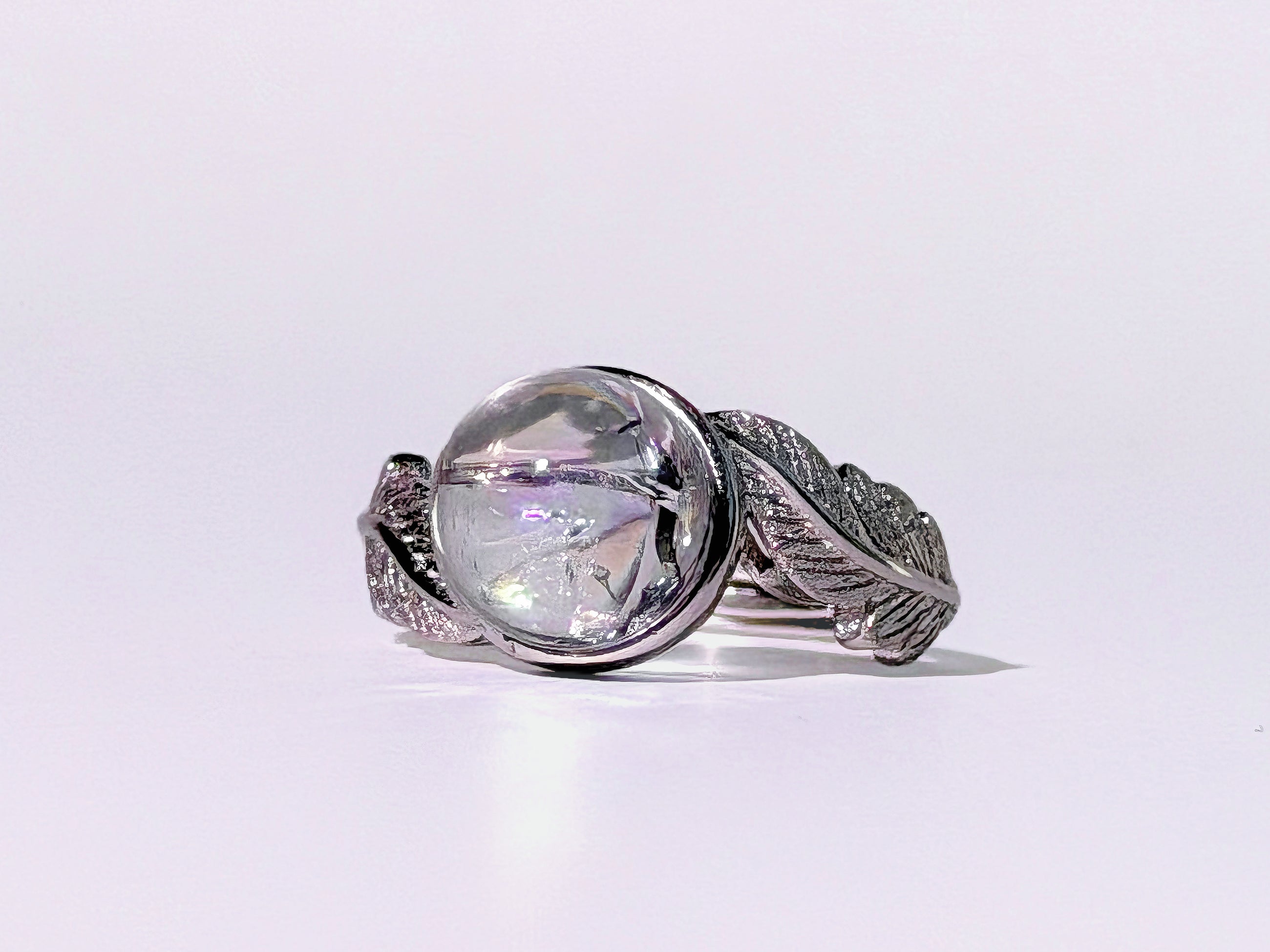 Lemurian Rainbow Quartz Ring