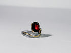 Crimson Aurelian Garnet Ring