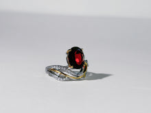 Crimson Aurelian Garnet Ring