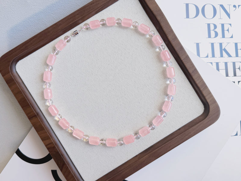 Rosé Clarity Rose Quartz Necklace
