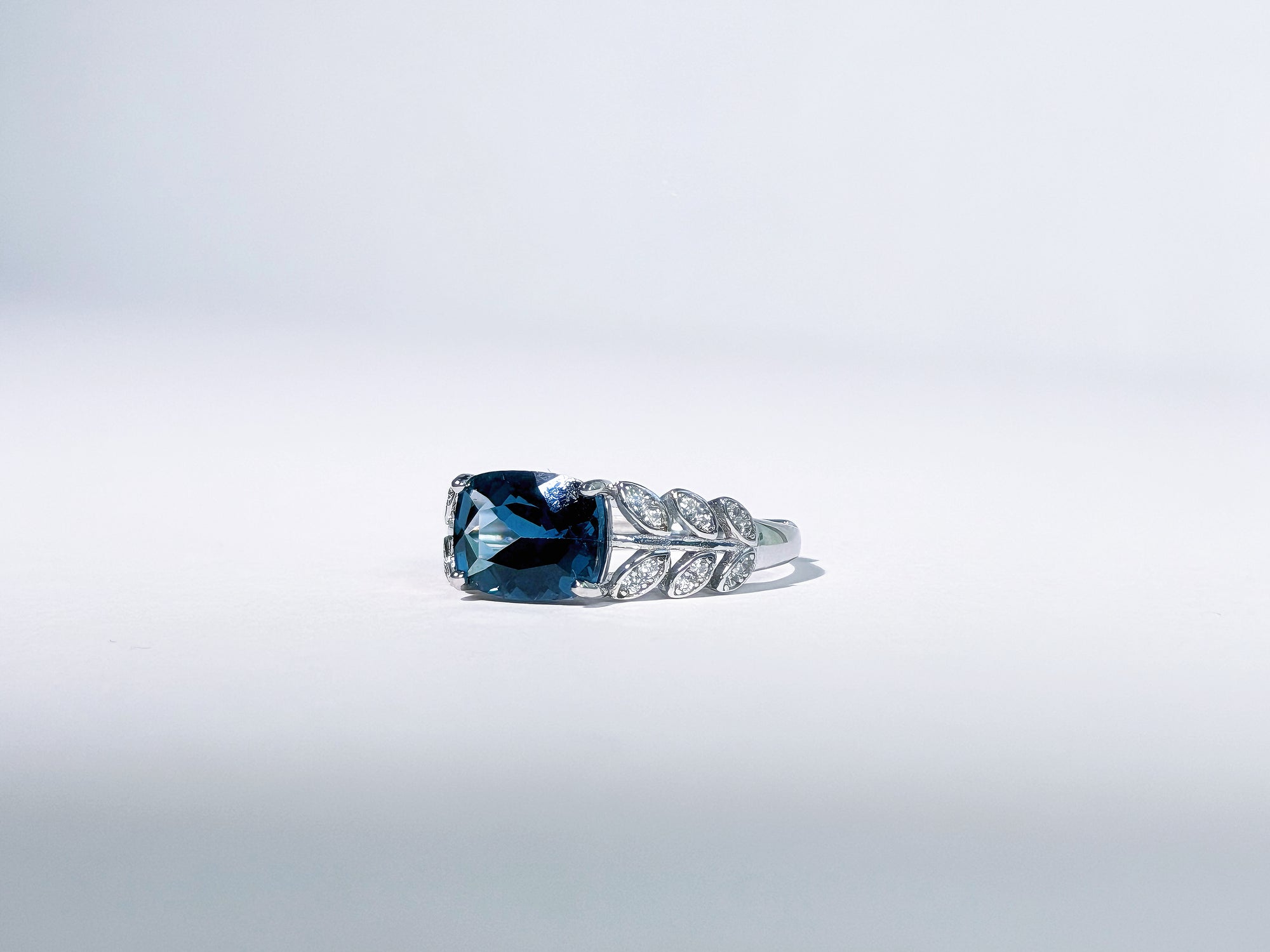 Nightleaf London Blue Topaz Ring