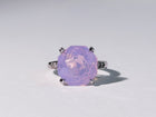 Moonveil Lavender Quartz Ring