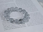 Frosted Veil Black Rutilated Quartz Bracelet