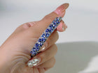 Violet Heartline Tanzanite Bangle