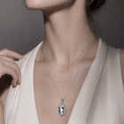 Starlume Clear Quartz Pendant Necklace