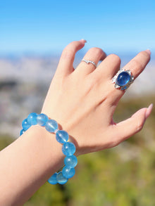Ocean Veil Aquamarine Ring