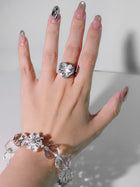 Heartfire Clear Quartz Ring