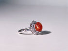 Solar Crown Golden Sunstone Ring