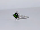 Forest Gleam Chrome Diopside Ring