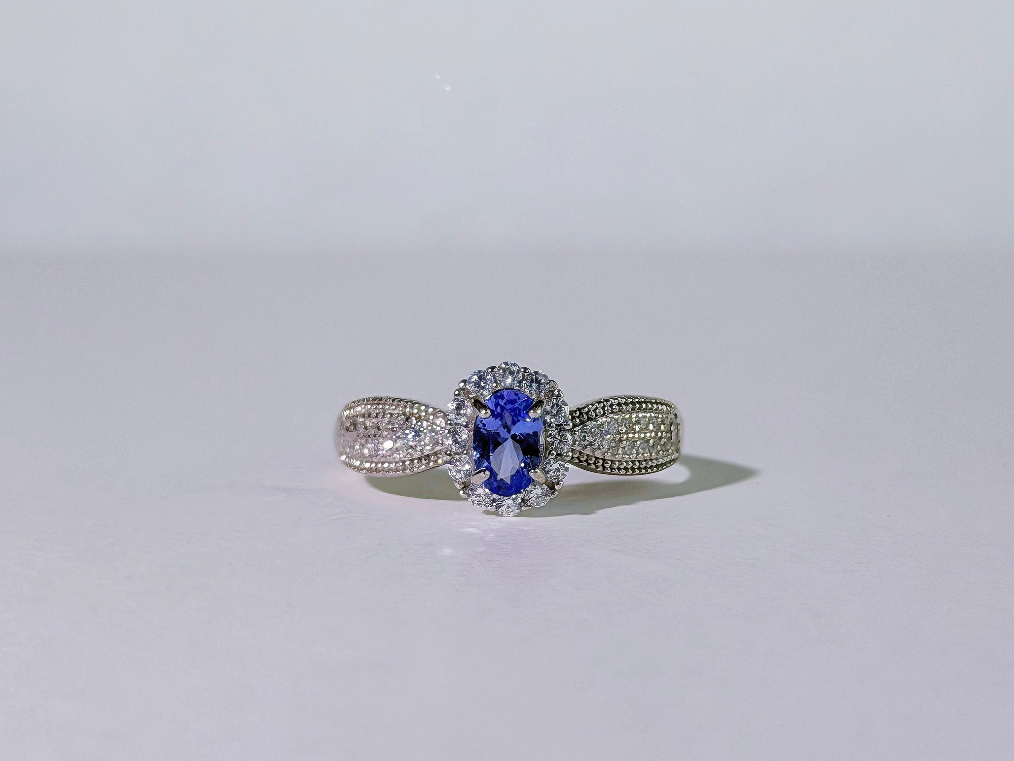 Violet Crown Tanzanite Ring