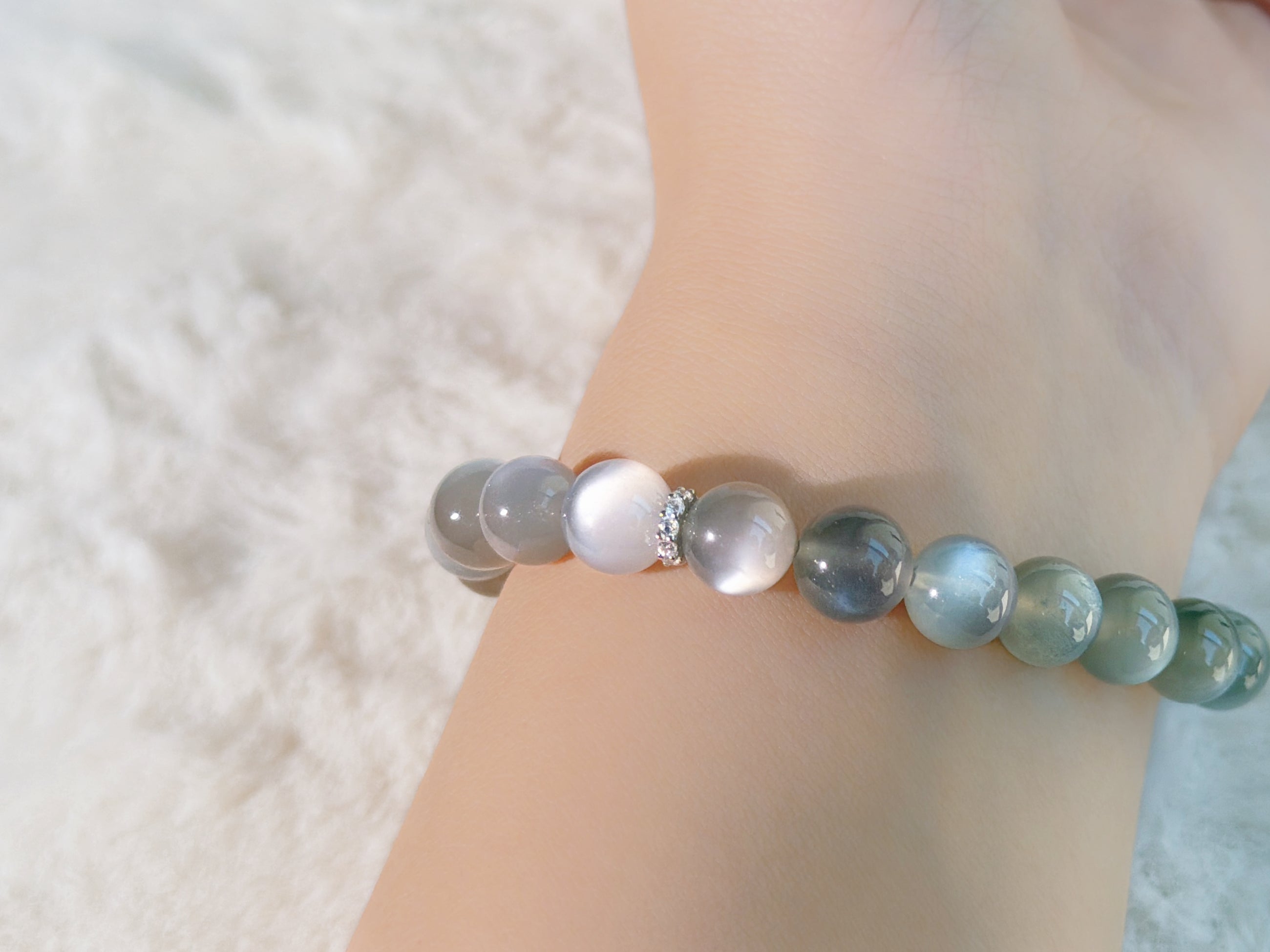 Sélène Drift Moonstone Bracelet