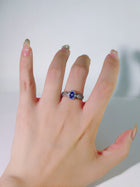Violet Crown Tanzanite Ring