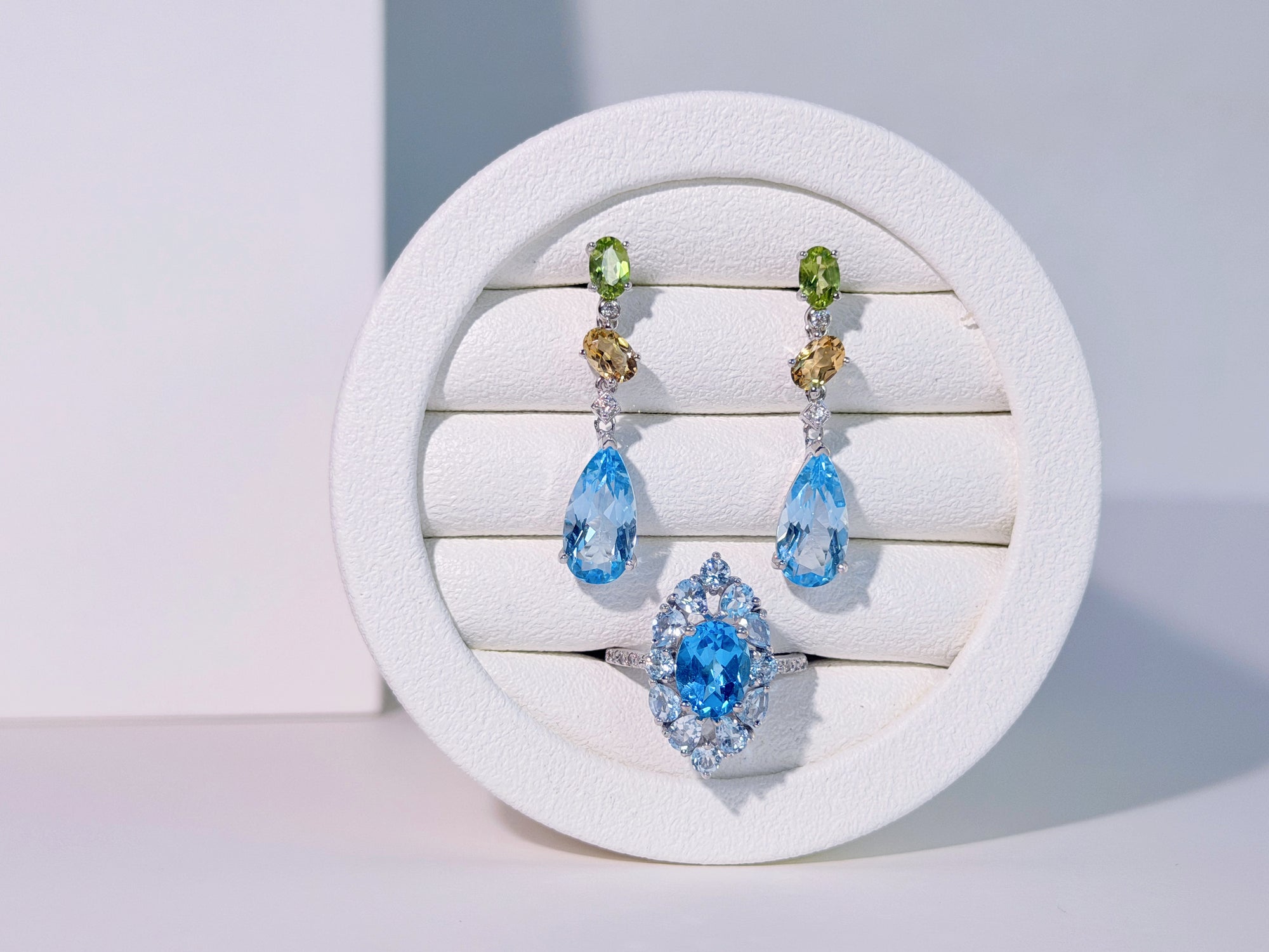Marina Light Topaz Earrings