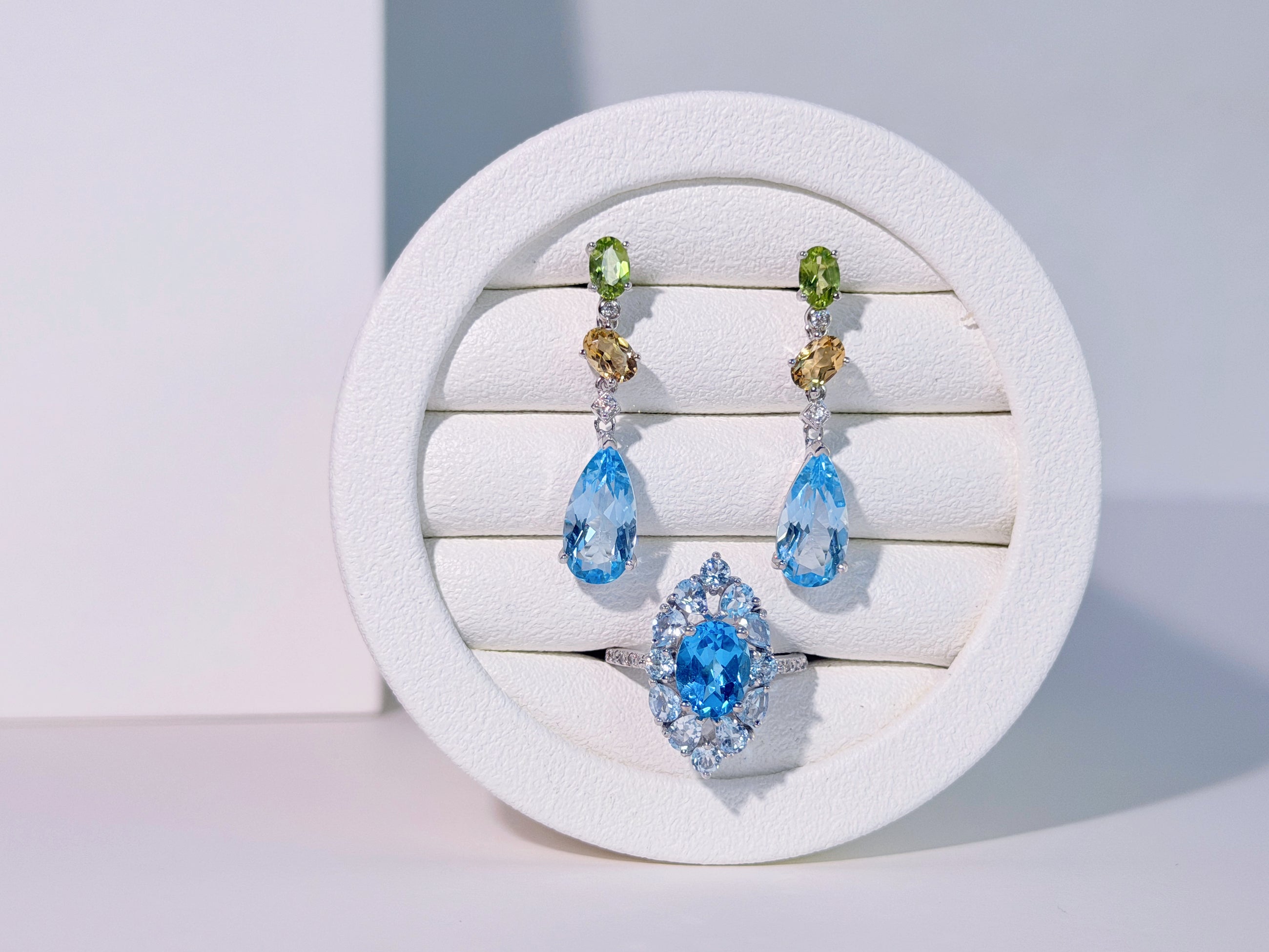 Marina Light Topaz Earrings