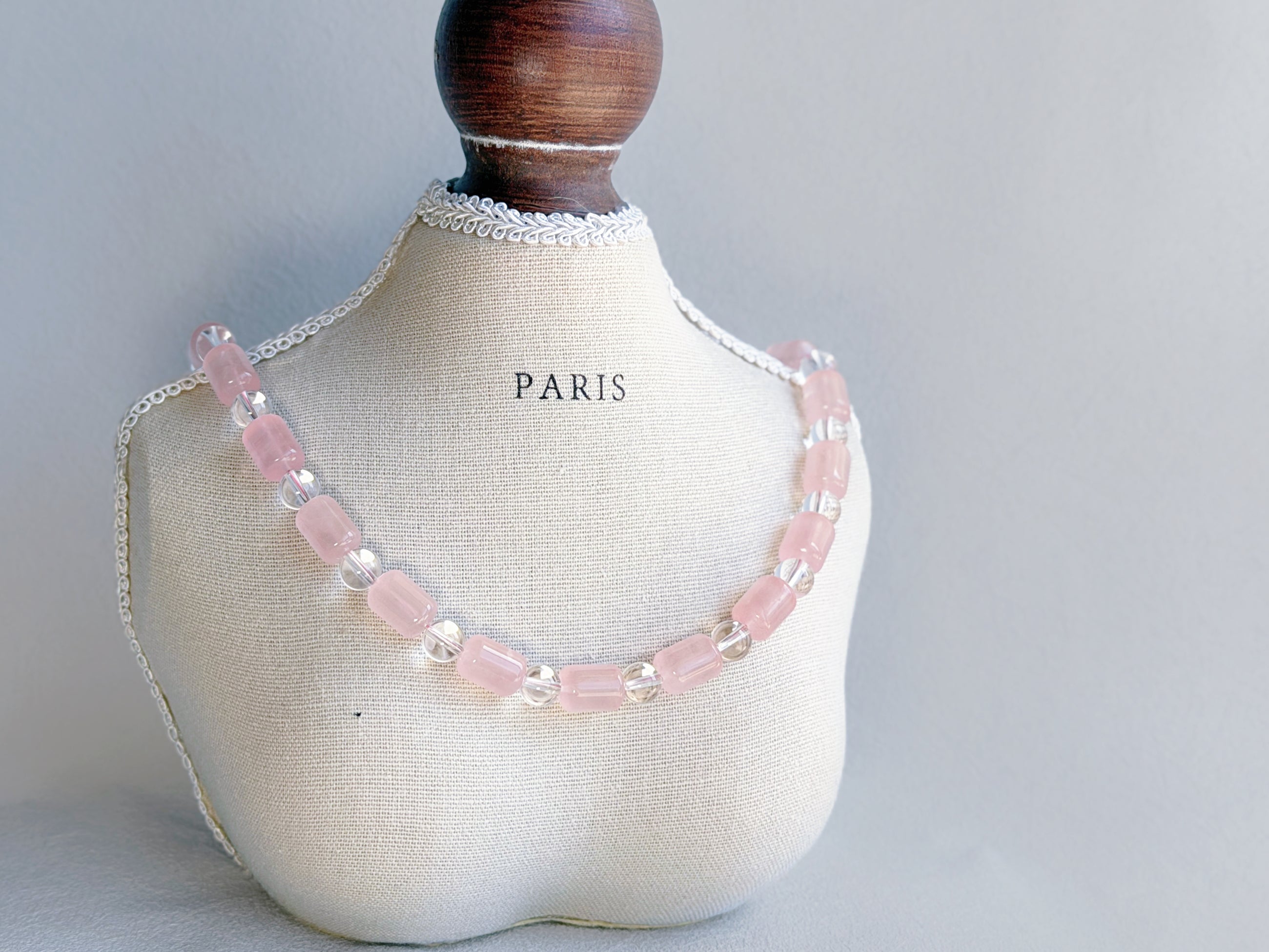 Rosé Clarity Rose Quartz Necklace