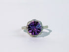 Nocturne Bloom Amethyst Ring