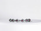 Rosé Heartline Garnet Bracelet