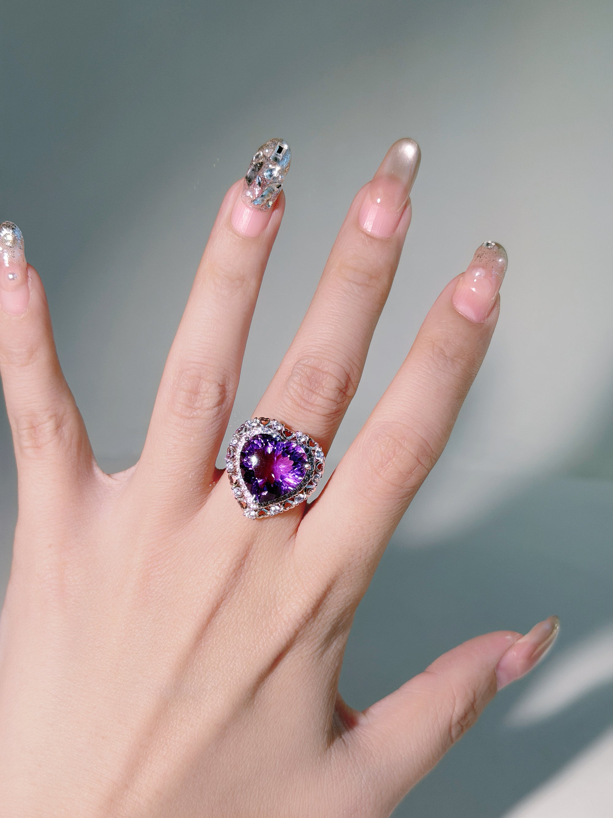 Violet Oath Amethyst Ring