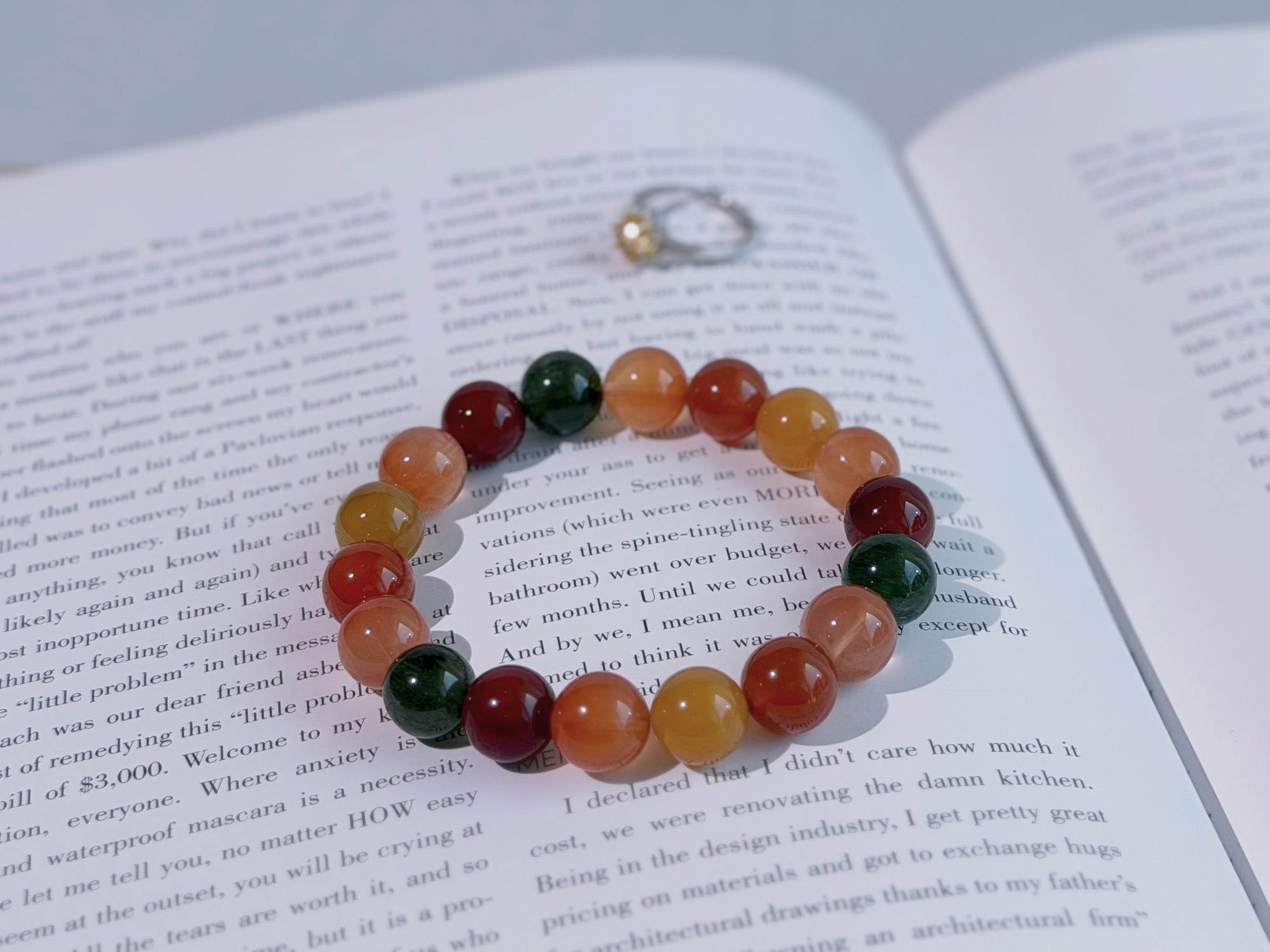 Terraflame Rabbit Hair Rutilated Quartz Bracelet