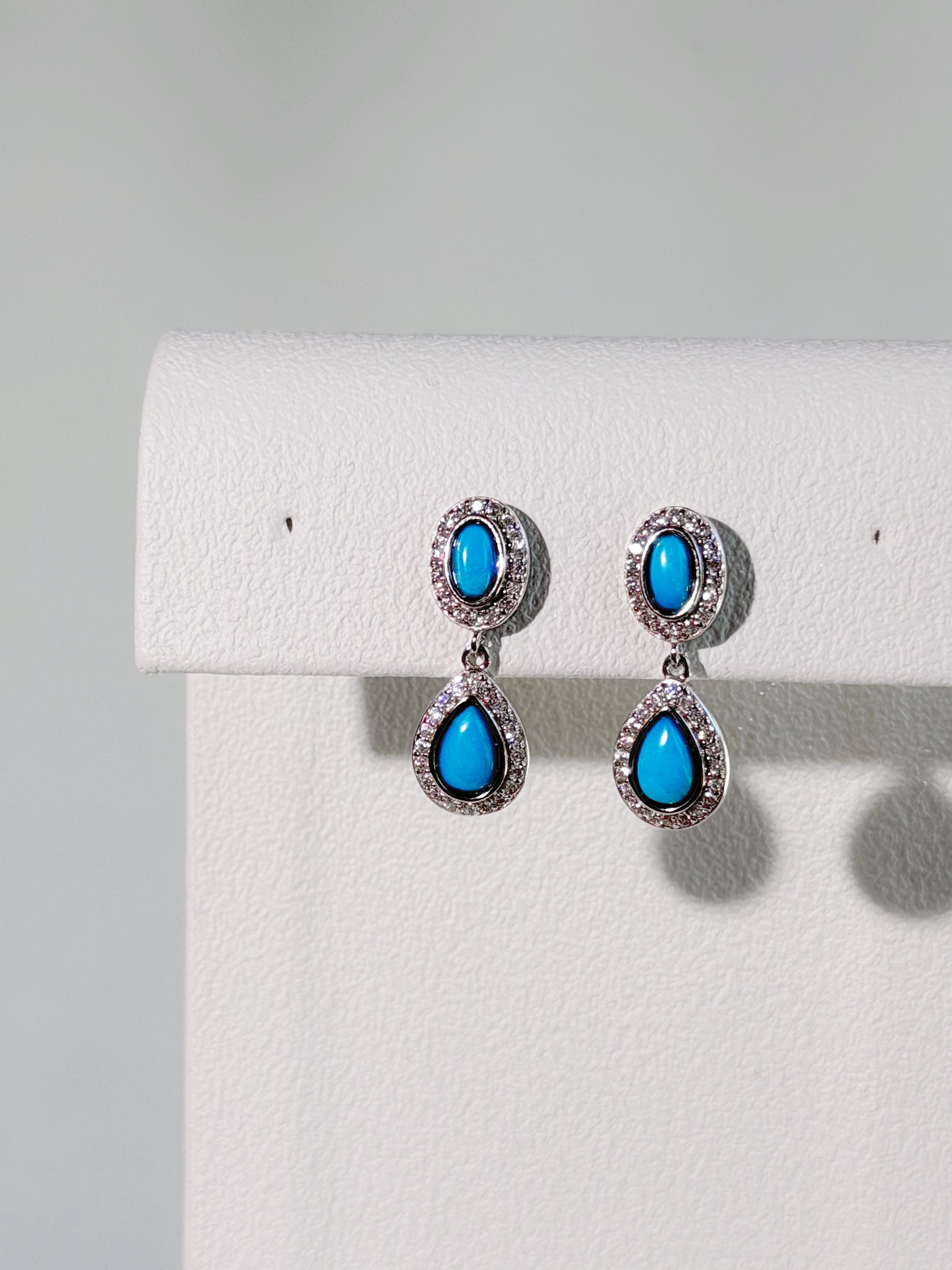 Blue Reverie Turquoise Drop Earrings